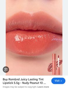 Rom&amp;nd juicy lasting tint in the shade 10 nudy pea