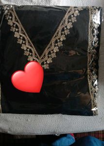 Elegant Black & Gold Ethnic Gown