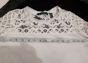 Very Soft Net Neck Shein Crop Top