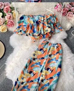 Floral Print Two-Piece Set