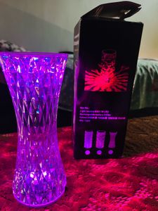 Crystal Diamond Table Lamp with Remote