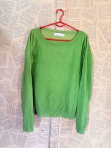 Lime Green Long Sleeve Sweater