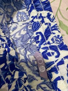 Stylish Blue &amp; White Palazzo Pants