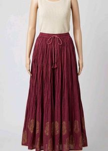 Boho Print Maxi Skirt