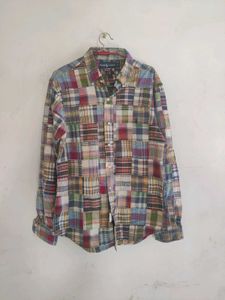 Ralph Lauren Patchwork Button-Down Shirt
