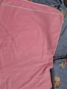 Soft Pink Textured Towel