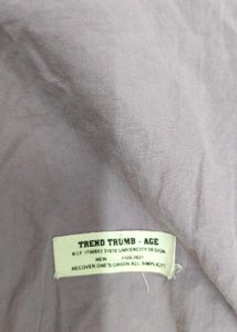 Lavender Cropped Button-Up Shirt