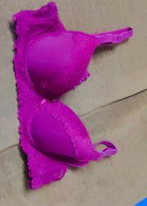 Elegant Maroon Lace Bra