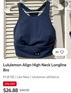 Navy Blue Sports Bra