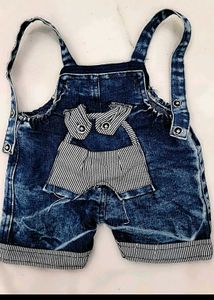 Denim Overalls &amp; Cute Tee Set