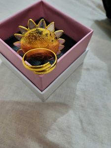 Turquoise Flower Statement Ring