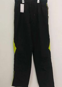 Stylish Black & Lime Green Track Pants