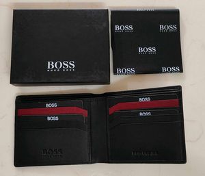 Hugo Boss Men's Black Leather Wallet