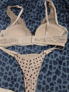 Elegant Lace Bra with Matching Panty