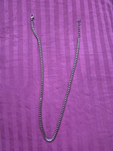 Silver Box Chain Necklace