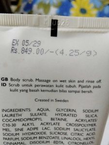 Oriflame Milk &amp; Honey Sugar Scrub