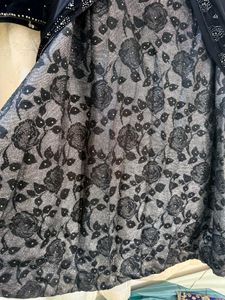 Stylish Black Ready to wear Saree Type Lehenga