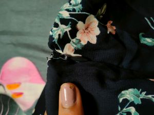 Flower Print One Piece Dress