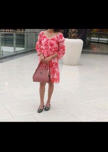 Pink Midi Dress