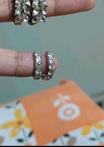 Sparkling Hoop Earrings