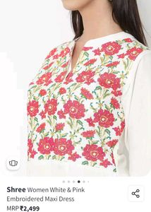 Elegant White Embroidered Kurta