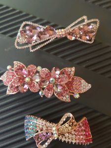 Sparkling Hair Clips Set (Combo of 6)