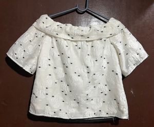 Chic Off-Shoulder Bow Top