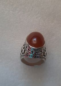 💍💎Yemeni Aqeeqi Pure Silver ring💎💍