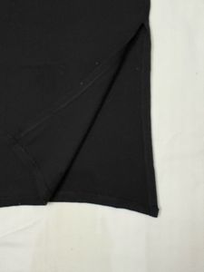 Black Slit Pencil Skirt