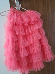 Ruffled Tulle Dress