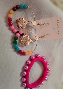 Stylish Accessories Combo – Earrings &amp; Hairband
