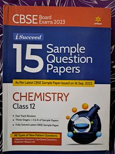 Class 12 CHEMISTRY 15 Sample Question Papers