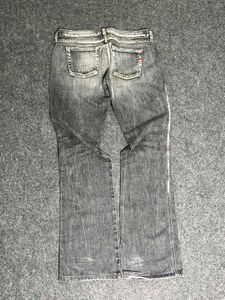 Y2k Diesel Grey Wash Flare Jeans