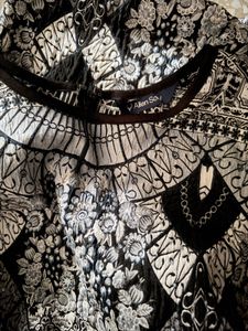 Stylish Printed Short Sleeve Dress