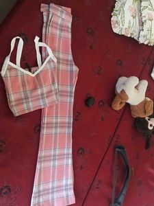 Korean Winter Corset Top and Pants