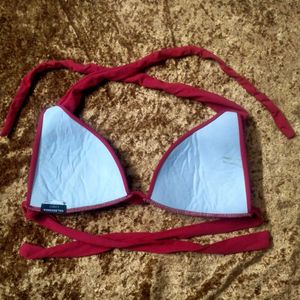 Padded Halter Neck Bikini Top