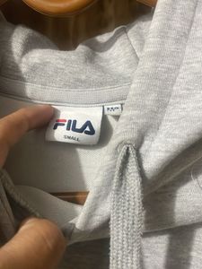 Fila Grey Logo Hoodie