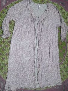 Lightweight Crinkled Floral Kurta