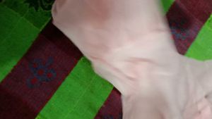 Elegant Pink Embroidered Kurti and peach top combo