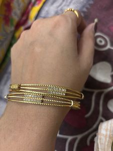 brand new bangles gold look