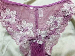 🇳🇿💫🎀Sheer Lace Floral Bikini Panty