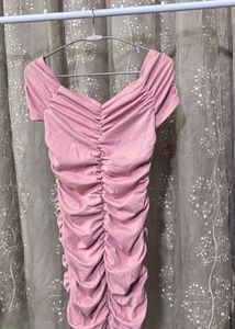 Peach Bodycon Dress