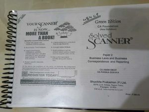Solved Scanner CA Foundation Paper 2