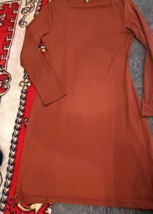 Tokyo Talkies Women Bodycon Brown Dress