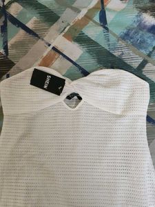 White Tube Top dress