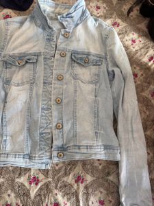 ONLY Women Light Blue Denim Jacket Size 36