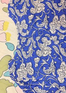 Blue Floral Maxi Dress