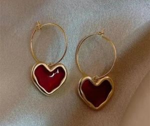 Heart Hoop Earrings