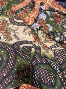 Elegant Floral Print Saree