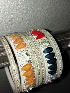 Designer Embellished Bangles Set